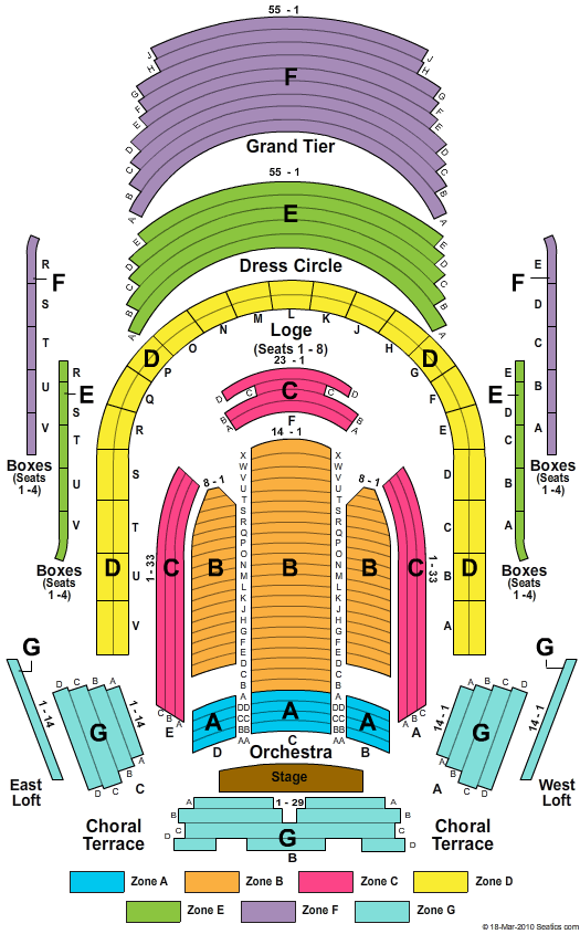 Meyerson Symphony Center End Stage Zone Seating Chart